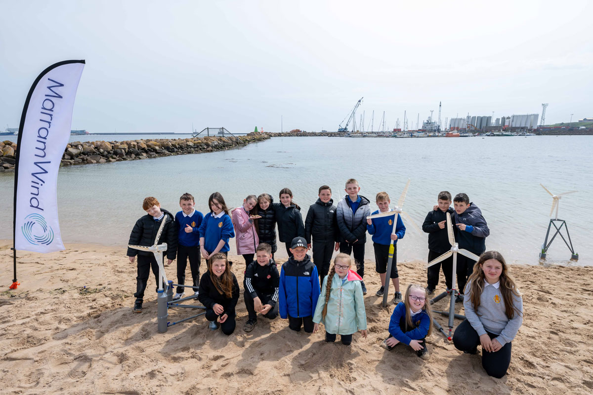 Clerkhill kids become offshore wind engineers for the day